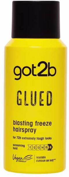 Got2b Glued Blasting Freeze Hairspray With Ultra Strong Hold, Lasts upto 72 Hrs, 100ml Hair Spray