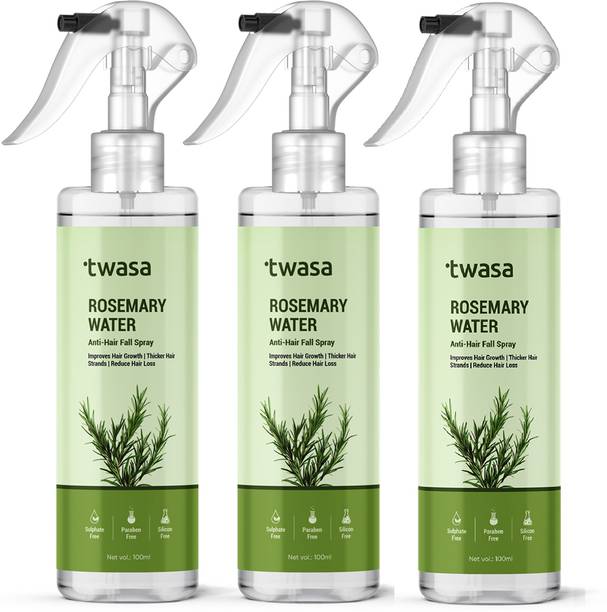 Twasa Rosemary Water Spray For Hair Growth & Thickness| Controls Hairfall & Adds Shine Hair Spray