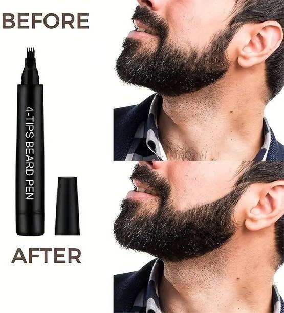 YAWI Natural Eyebrow Tattoo Pen Waterproof & Long Lasting Liquid Brow Pencil Beard Cream