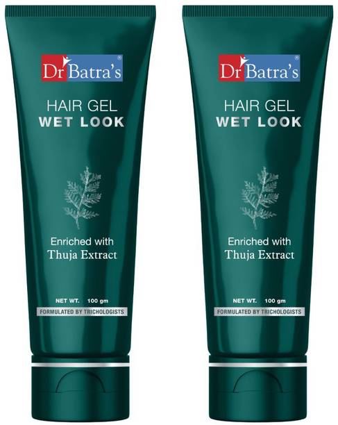 Dr Batra's Wet Look Enriched with Thuja (Pack of 2) Hair Gel