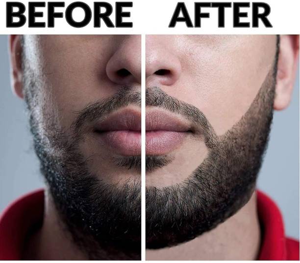 manasona Men Beard Moustache & Eyebrows Filling Pen Water Proof & Sweat Proof Beard Cream