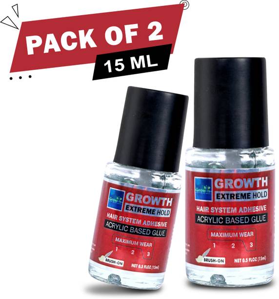 Growth Extreme Hold Wig Adhesive Liquid Glue (15ml) for Lace Patch Hair Gel