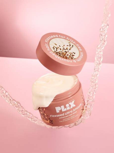 The Plant Fix Plix Flaxseed Keratin Smoothening Mask for Deep Nourishment & Salon Like Shine Hair Mask