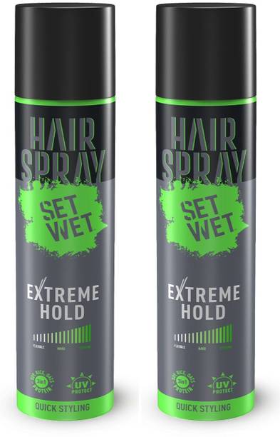 SET WET Extreme Hold for Men,Hair Setting and styling Hair Spray