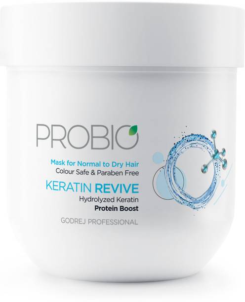 Godrej Professional ProBio Keratin Revive mask|For normal to dry hair|colour safe&Paraben Free Hair Mask