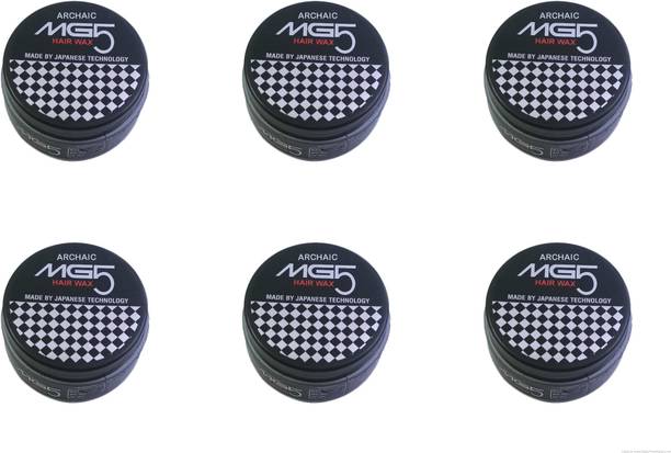 ARCHAIC M.G.5 Hair Wax For Hair Styling Japanese Pack 6 100 gm Hair Gel (600 GM) Hair Gel
