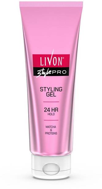 LIVON Style Pro Styling Gel, 24-Hour Hold | Matcha and Proteins, All Hair Types Hair Gel