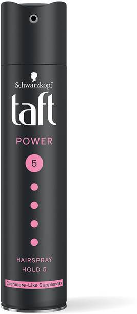 श्वार्ज़कोप्फ TAFT Power Hold 5 Hair Spray for Heat Protection, Gives Cashmere like Softness बालों का स्प्रे