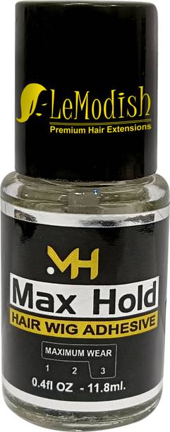 LeModish Hair Wig Adhesive Liquid Glue Bottle (11.8 ml) for Patch Hair Extension Hair Gel