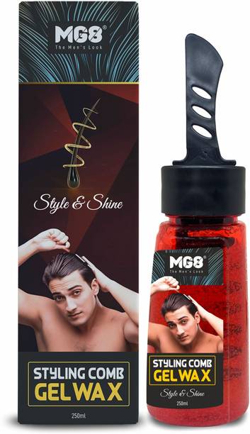 MG8 Styling Comb Gel Wax|Strong Hold|Wet look & Shiny Finish For Longer Duration Hair Wax