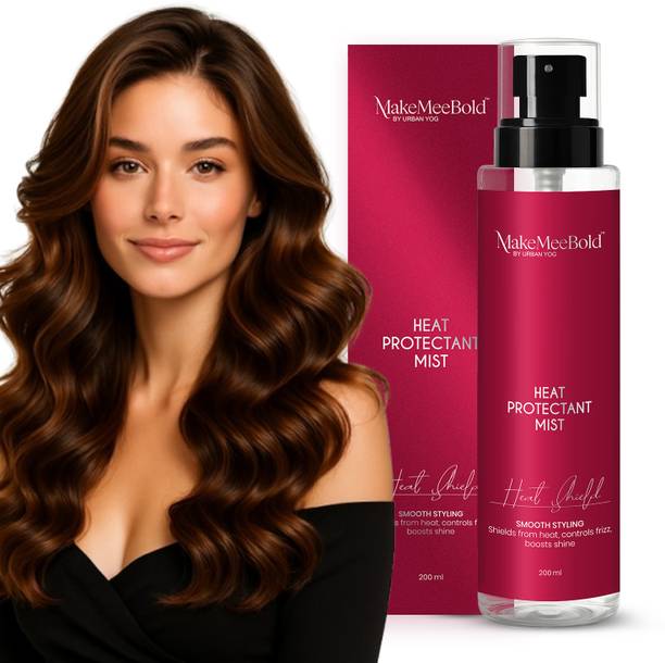 MakeMeeBold Heat Protectant Mist for Hair | 230°C Protection | Smooth & Frizz-Free Hair Mist
