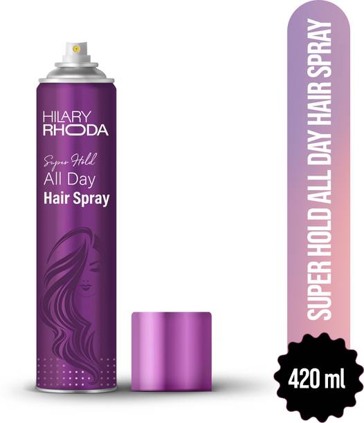 Hilary Rhoda Super Hold All Day Hair Spray | Hair Locking & Ultra Strong Hold Hair Spray | Hair Spray