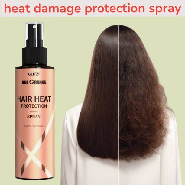 Glitzi Heat Protect Spray for Hair Styling For Men & Women dx.40 Hair Spray