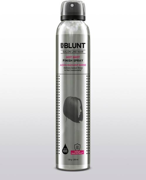 BBlunt Hot Shot Finish Spray For Radiant Shine - 200 ml Hair Spray