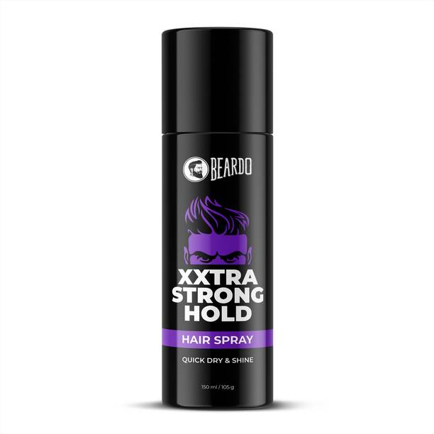 BEARDO XXTRA STRONG HOLD Hair Spray For Men | Lightweight & Non-Sticky Hair Styling Hair Spray