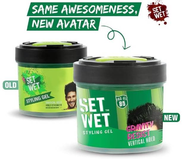 SET WET Gravity Resist Hold and Shine Hair Gel