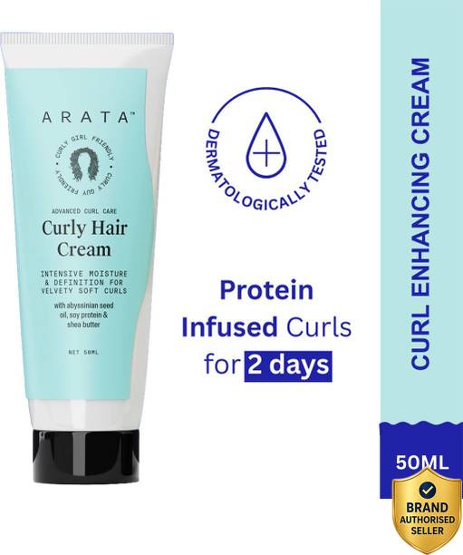 ARATA Styling Cream with Flaxseeds for Daily Use |Non Greasy, Matte Finish Hair Cream
