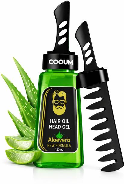 cooum 2In1 Aloevera Hair Oil & Gel With Comb Hair Gel