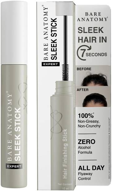 BARE ANATOMY Sleek Hair Finishing Stick | 100% Alcohol & Silicon Free Formula Hair Wax