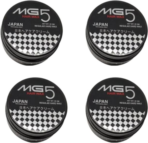 PRASADHKAM MG5 HAIR STYLING WAX, HAIR GEL, HAIR STYLING CREAM, MG5 HAIR WAX(Pack Of 4) Hair Gel