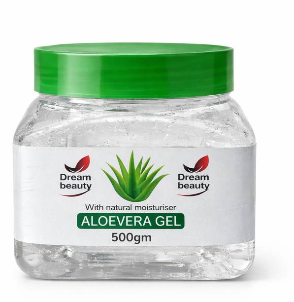 Dream Beauty Aloe Vera Gel - 500g | Multipurpose Soothing, Hair Care & Moisturization Hair Gel