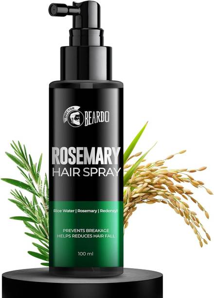 BEARDO Rosemary Hair Spray | Rice Water & Redensyl |Prevents Breakage|Reduces Hair Fall Hair Spray