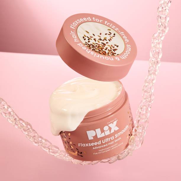 The Plant Fix Plix Flaxseed Keratin Smoothening Mask for Deep Nourishment & Salon Like Shine Hair Mask