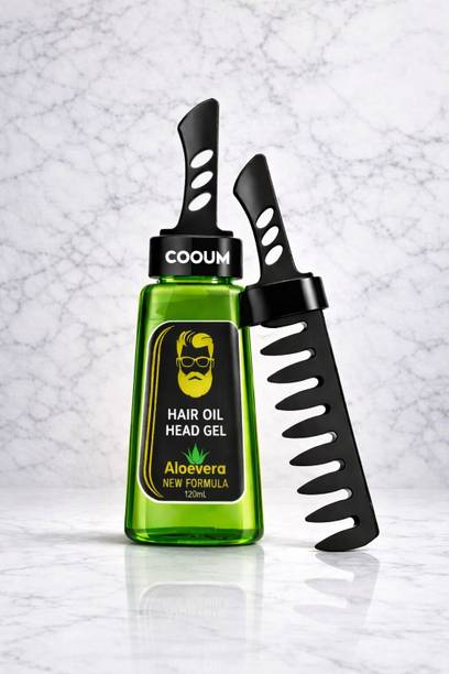 cooum 2-In-1 Hair Wax Gel With Comb Long-Lasting Hair Styler (120 ml) Hair Gel