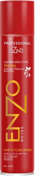 zuke Enzo Professional Hair Spray For Strong Hold-420ml Hair Spray