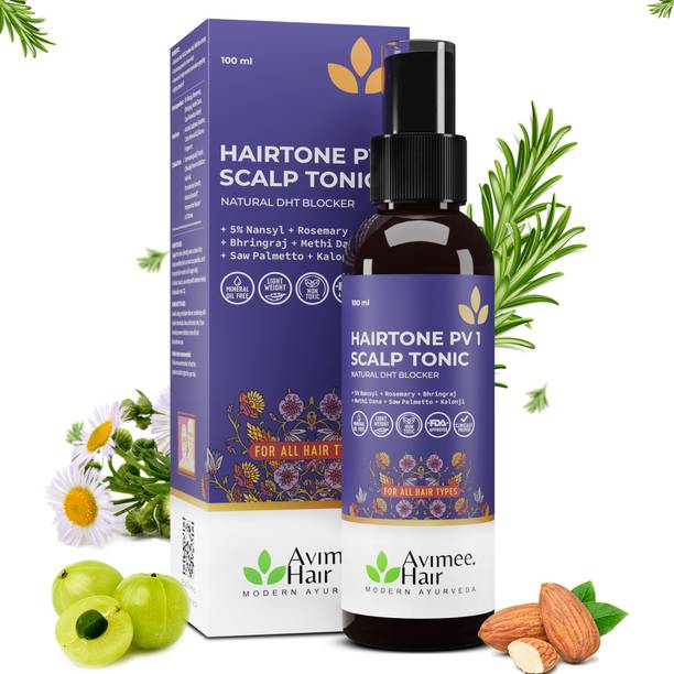 Avimee Herbal Hairtone PV 1 Scalp Tonic, Natural DHT Blocker with Rosemary Extract Scalp Spray Hair Spray