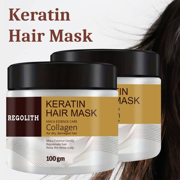 Regolith Keratin Hair Mask with Maca Essence - Rejuvenating Spa Treatment for Dull Hair Hair Mask