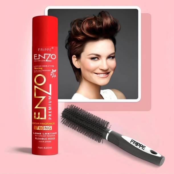 फ्रिप्पे Hair Styling Hold Hair Spray with 1. Comb बालों का स्प्रे