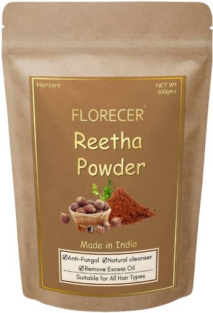 FLORECER Reetha Powder For Hair | Artha | Organic- 100 Grams