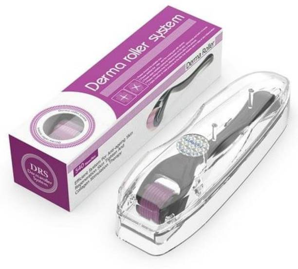 UNIACNE Derma Roller Titanium, Microneedling Roller with 540 Needles, Beard Roller