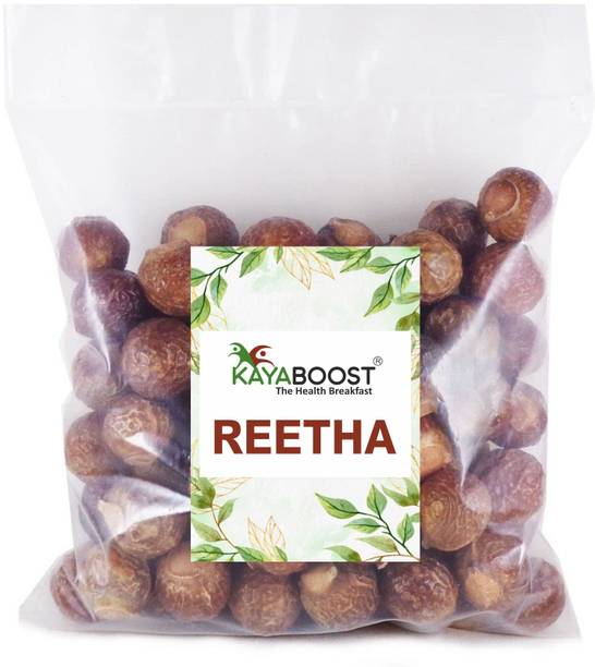 KAYABOOST Dried Reetha Nuts/Whole/Soapnuts for Hair, 100% Natural (Raw form)