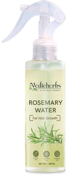 वैदिकहर्ब्स Rosemary Water For Hair Growth & Thick, Damage Repair Hair Spray| Women & Men