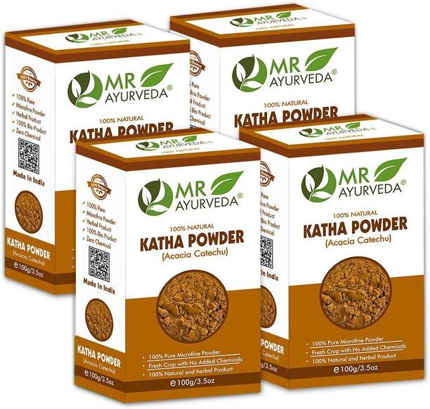 MR Ayurveda 100% Organic Katha Powder - Set of 4