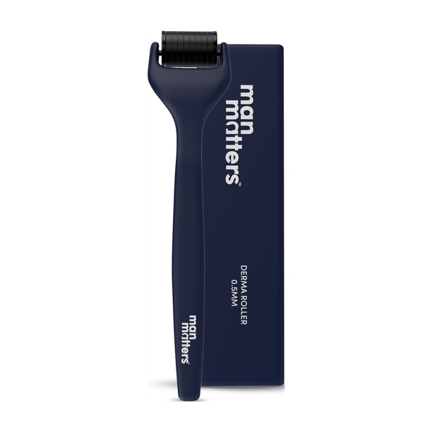 Man Matters Advance Derma Roller for Hair Growth | With 540 Micro 0.5mm Titanium Needles