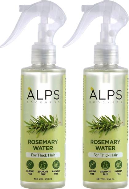 अल्प्स गूडनेस Rosemary Water Hair Spray to Promote Hair Growth & Reduce Hairfall (250mlx2) |