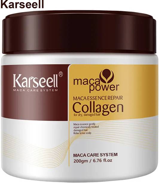 KARSEELL Collagen Kratin Straightened Hair Treatment Mask For Men & Women