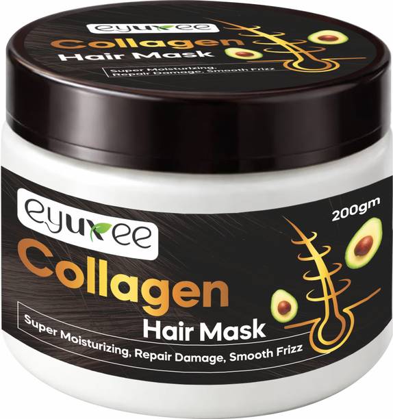 eyuxee bio collagen keratin damage repair hair straightening mask Hair Gel