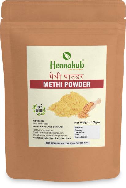 HENNAHUB Pure Methi powder for hair growth Price in India
