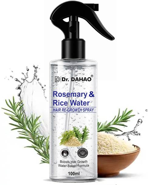 Dr. DAHAO Rosemary Hair Spray Infused with Rice Water for Hair Growth & Reduce Hairfall