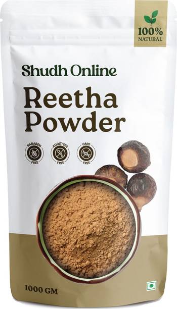 Shudh Online Reetha Powder for Hair Growth (Aritha, Ritha, Kunkudukai Powder, So
