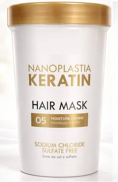 HOOMUSS Nanoplastia Keratin Hair Mask with Professional Styling Hair Comb (Combo)