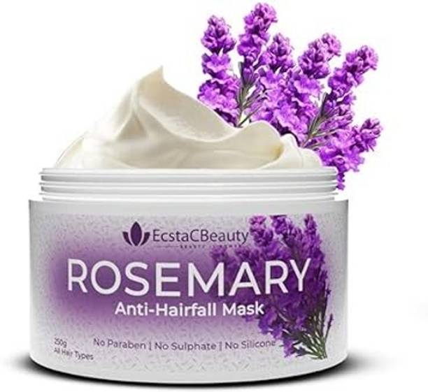 EcstaCBeauty Rosemary Anti-Hairfall Mask | Deep Conditioning Hair Mask for Strength & Growth