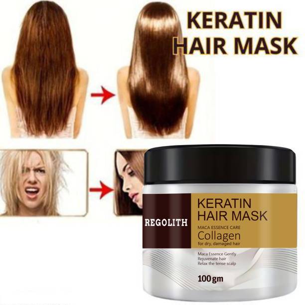 Regolith Keratin Hair Repair Mask for Smooth, Shiny & Frizz-Free Hair – Deep Nourishing