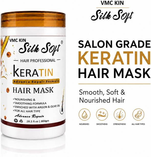 VMC KINSILK SOFT Keratin Smoothening & Nourishing Hair Mask 800g