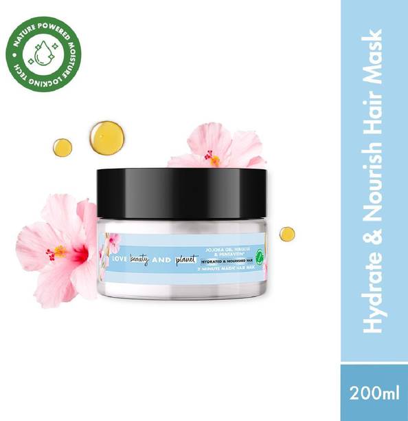 Love Beauty And Planet Jojoba oil , Hibiscus & Pentavitin Hydrate & Nourish Hair Mask 200ml
