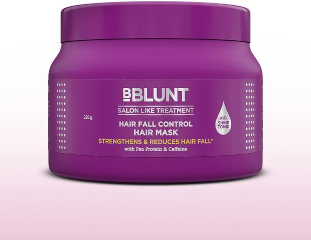 BBlunt HairFall Control Hair Mask-Pea Protein & Caffeine|Stronger Hair,Reduces HairFall